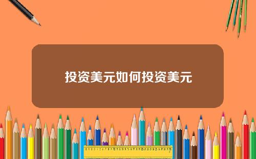 投资美元如何投资美元