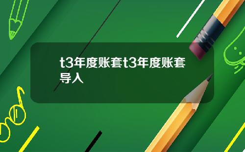t3年度账套t3年度账套导入