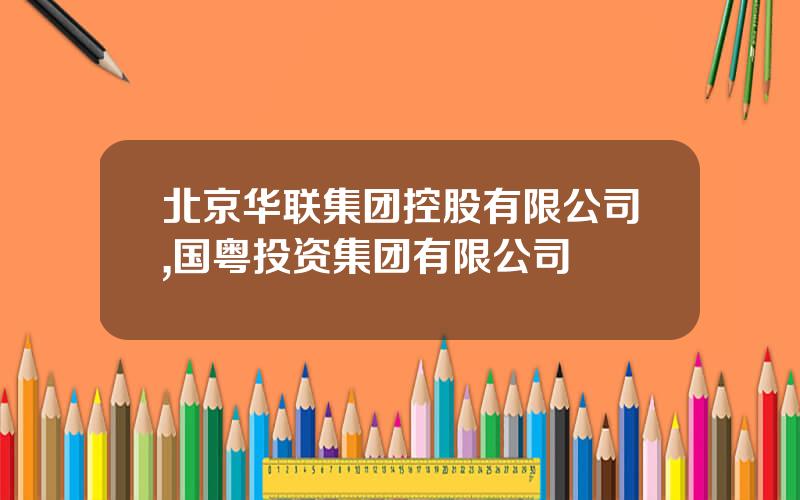 北京华联集团控股有限公司,国粤投资集团有限公司