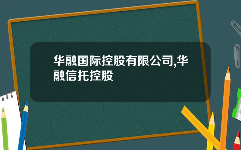 华融国际控股有限公司,华融信托控股