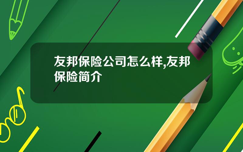 友邦保险公司怎么样,友邦保险简介
