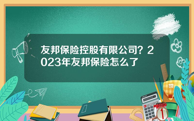 友邦保险控股有限公司？2023年友邦保险怎么了
